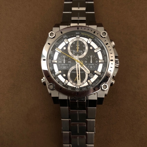Bulova Precisionist Chronograph Watch 96B175 - Picture 3 of 8